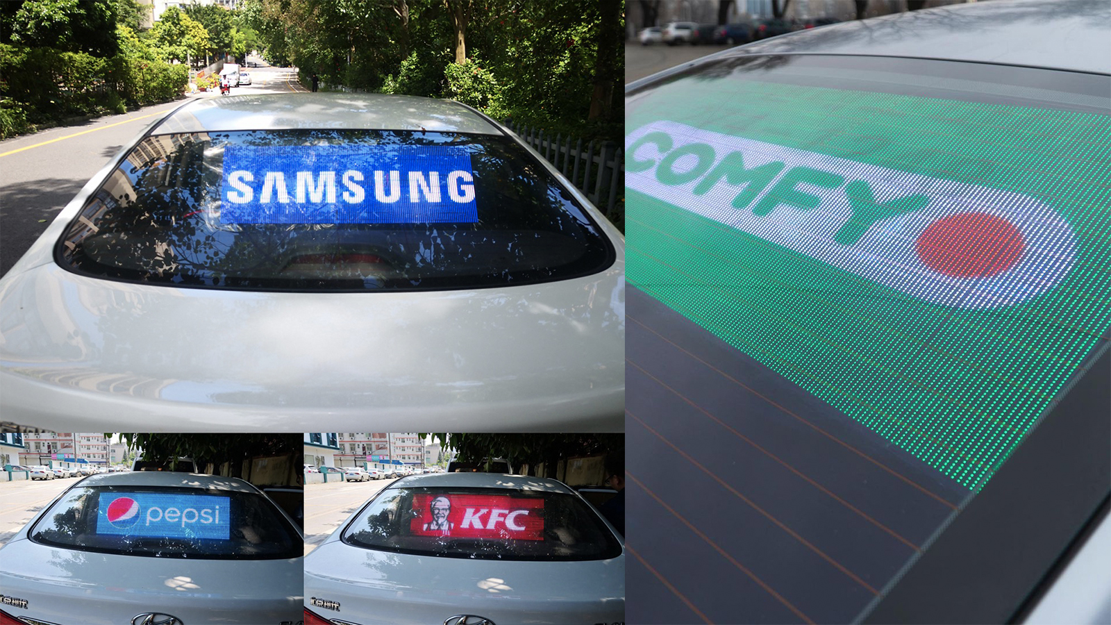 Transparent LED Video Car