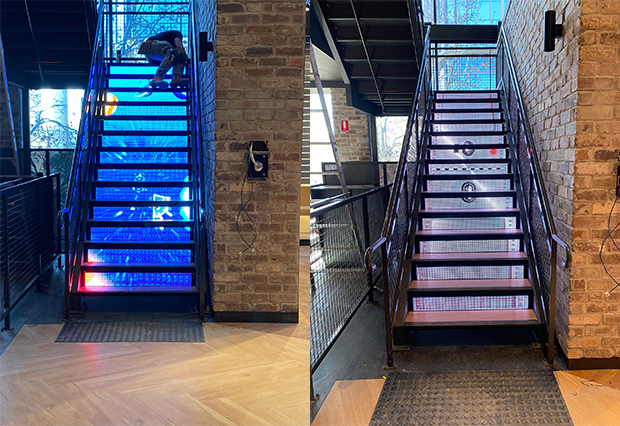 KENSUN P2 LED display for Staircase in Australia