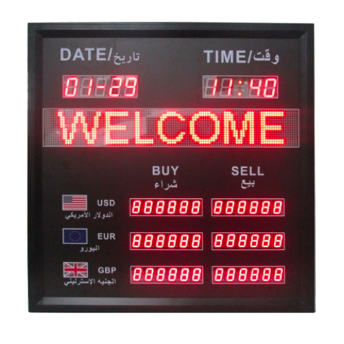 Currency LED Sign