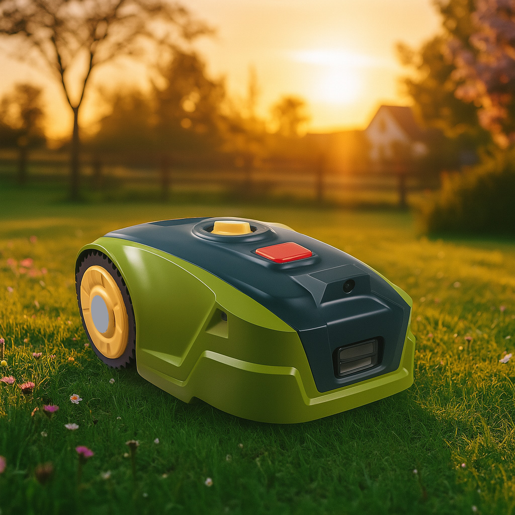 Wireless Robotic Lawn Mower Smart AI Vision with R